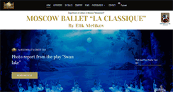 Desktop Screenshot of moscowballetlc.com